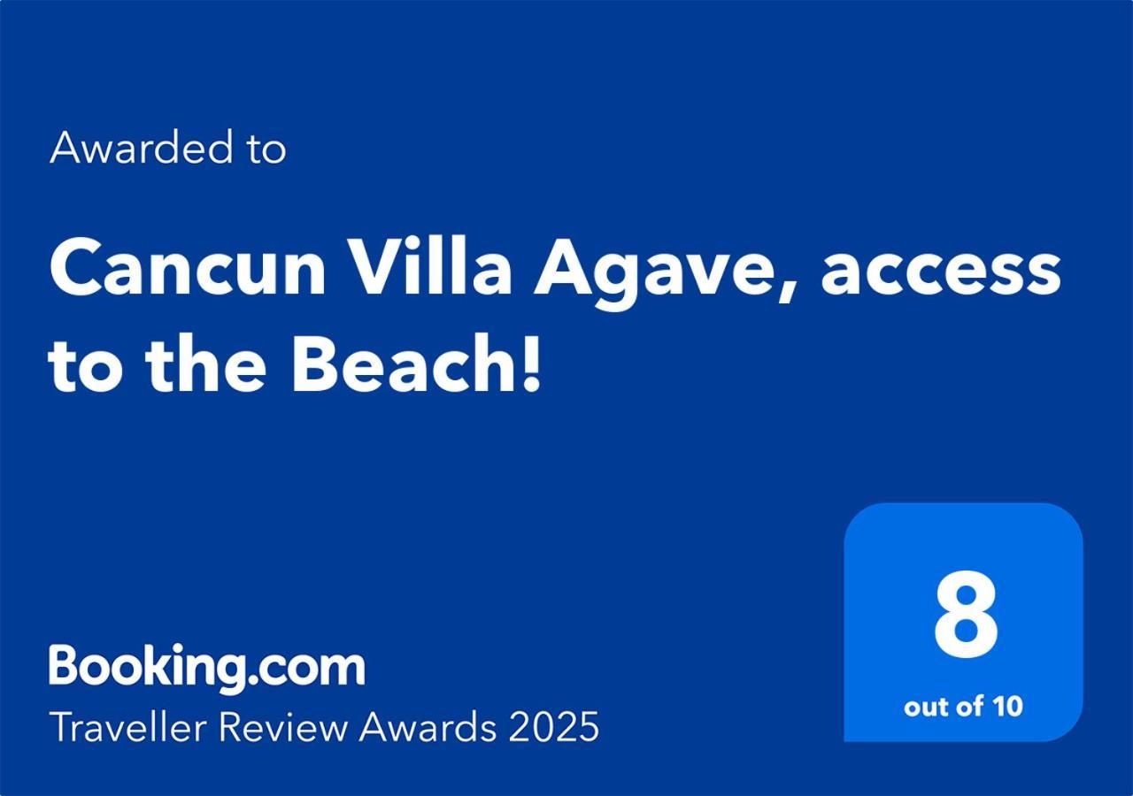 Cancun Villa Agave, Access To The Beach! Exterior photo